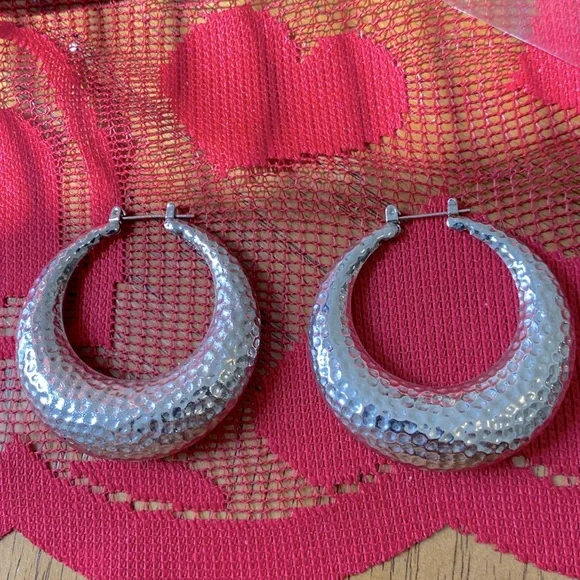 Silver Hoops - Picture 1 of 1